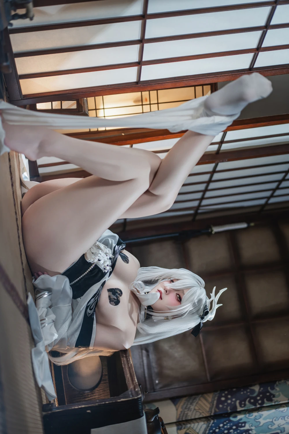 Natsuko夏夏子 – 碧蓝航线 白凤 和服 - 第 78 张