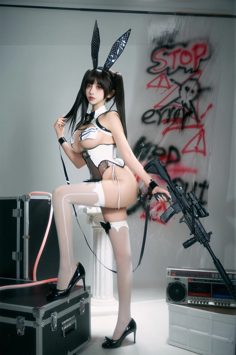 过期米线线喵 – Nikke胜利女神 贝伊闪耀兔女郎 - 第 6 张