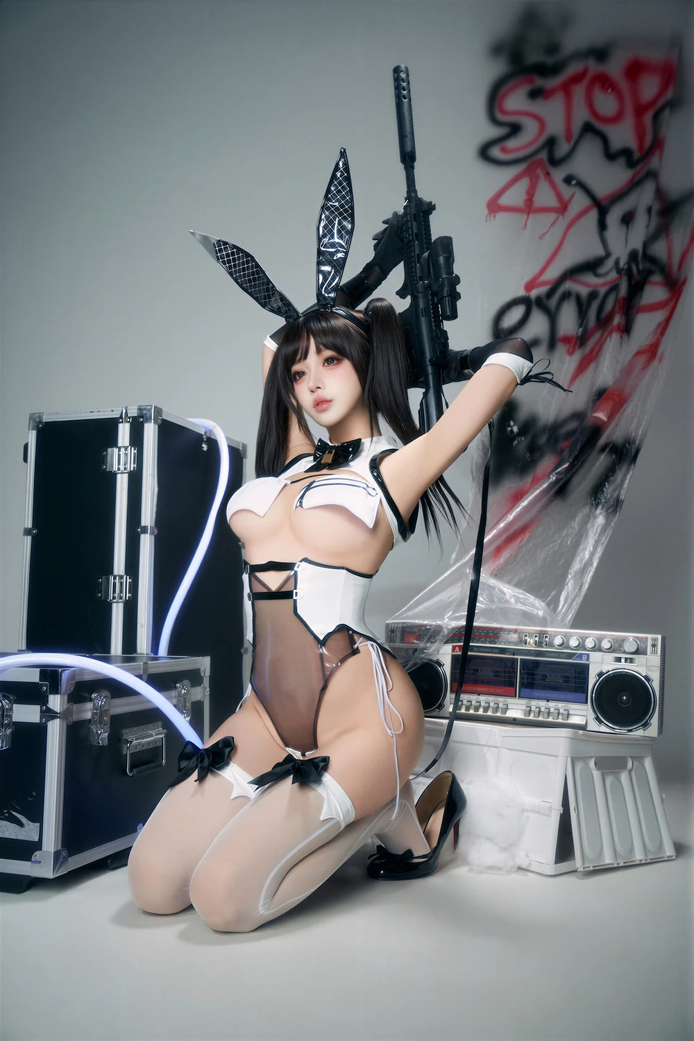 过期米线线喵 – Nikke胜利女神 贝伊闪耀兔女郎 - 第 24 张