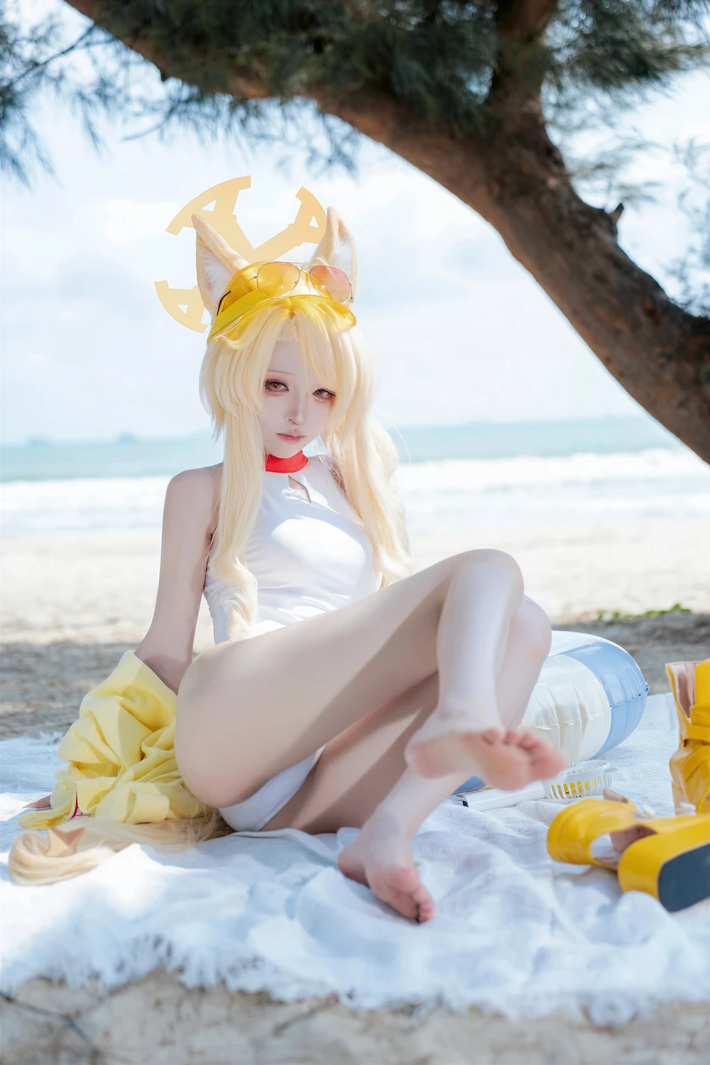 矢量鱼 – 蔚蓝档案 百合园圣娅 泳装 - 第 45 张