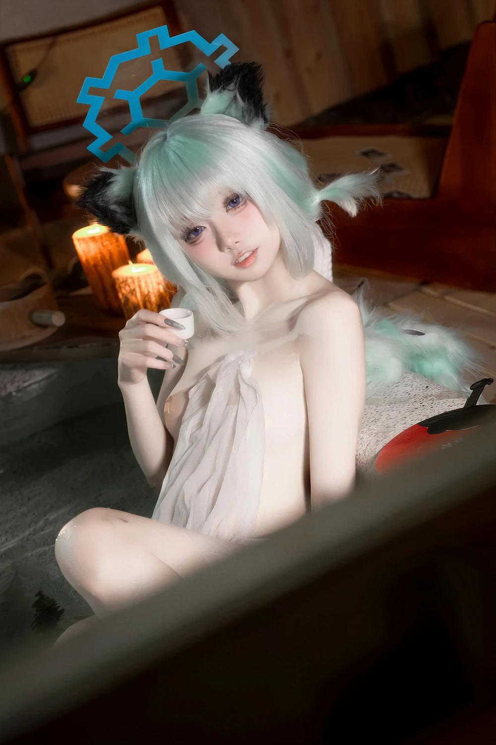纸悦Etsu_ko – 蔚蓝档案 时雨温泉 - 第 21 张