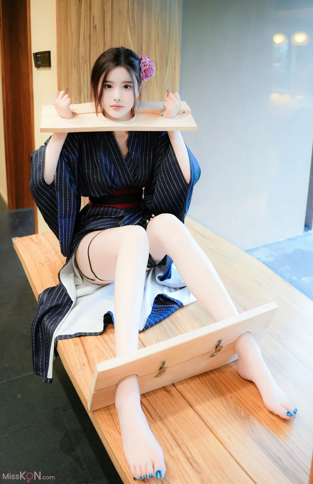 [内购无水印] 晚苏susu 户外枷锁 71P 第2张（晚苏susu）