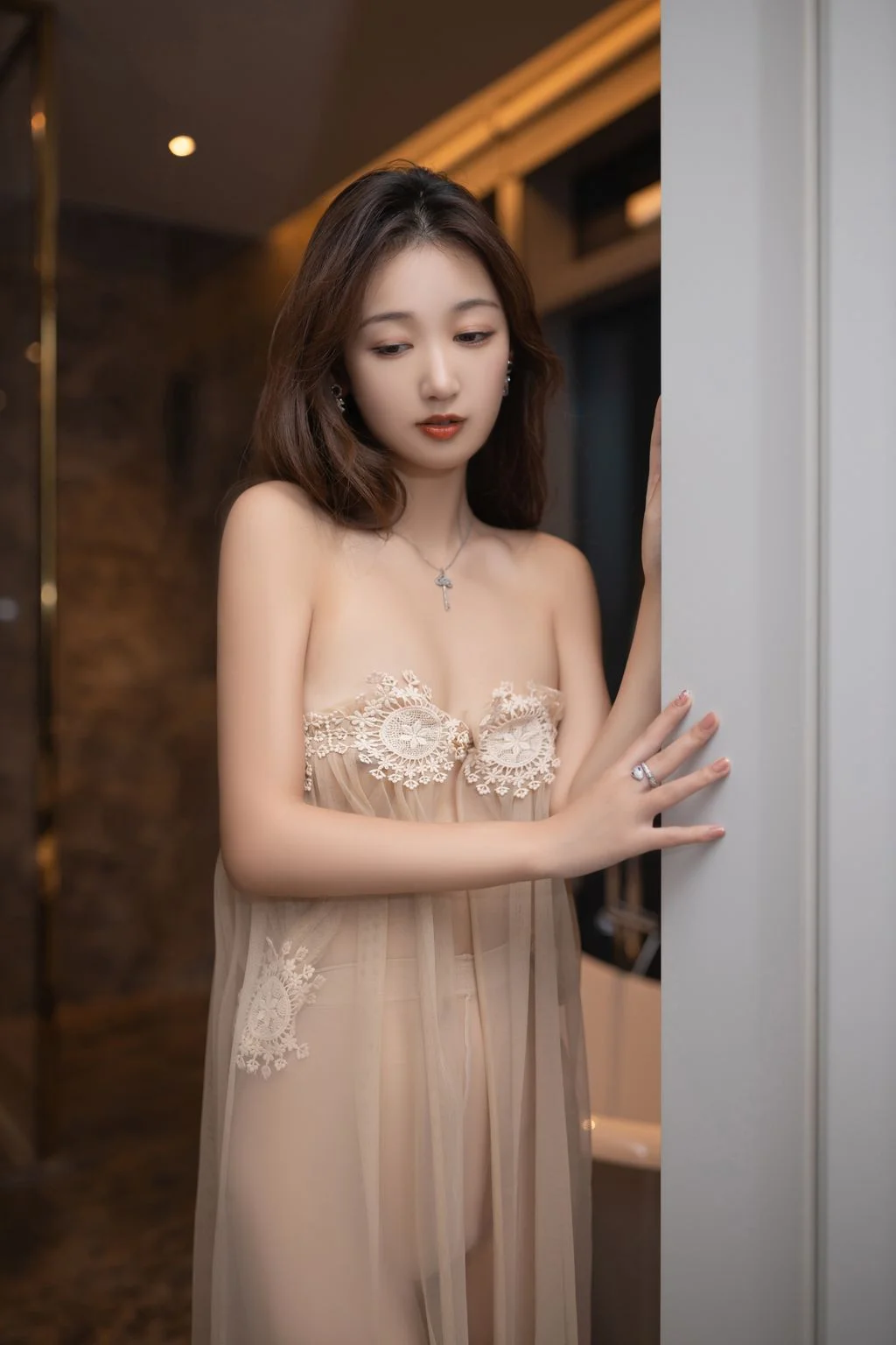 [内购无水印] Tang An Qi (唐安琪) 薄纱真空丝袜 82P 第35张（Tang An Qi (唐安琪)）