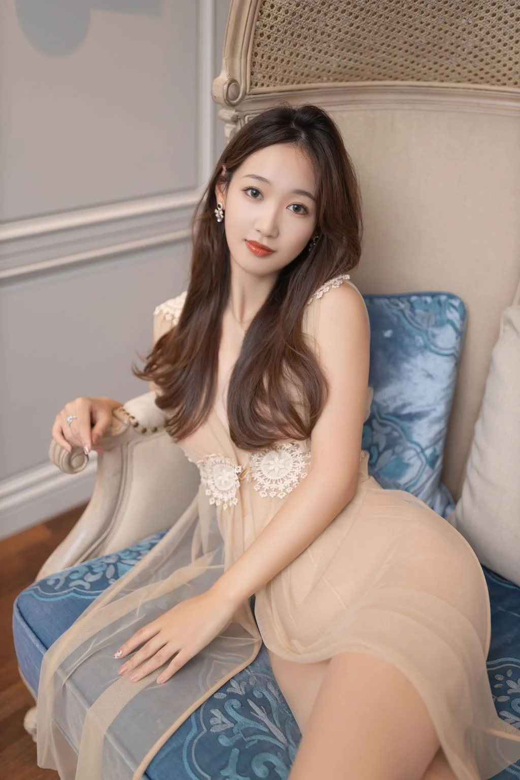 [内购无水印] Tang An Qi (唐安琪) 薄纱真空丝袜 82P 第3张（Tang An Qi (唐安琪)）