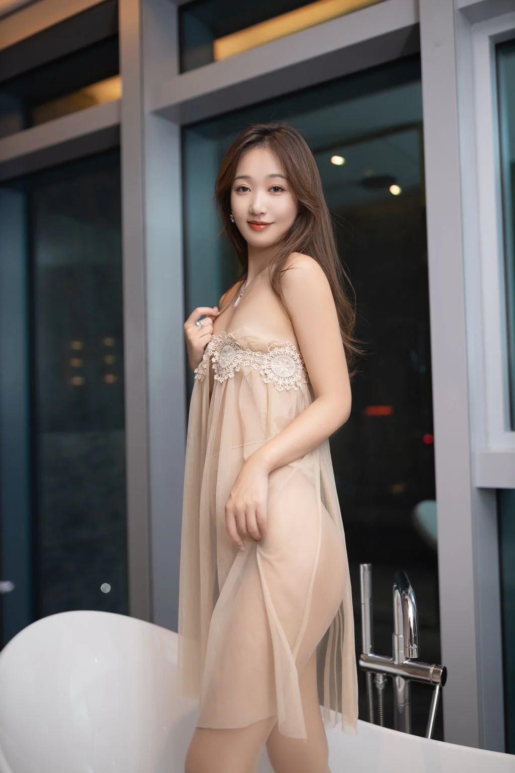 [内购无水印] Tang An Qi (唐安琪) 薄纱真空丝袜 82P 第43张（Tang An Qi (唐安琪)）