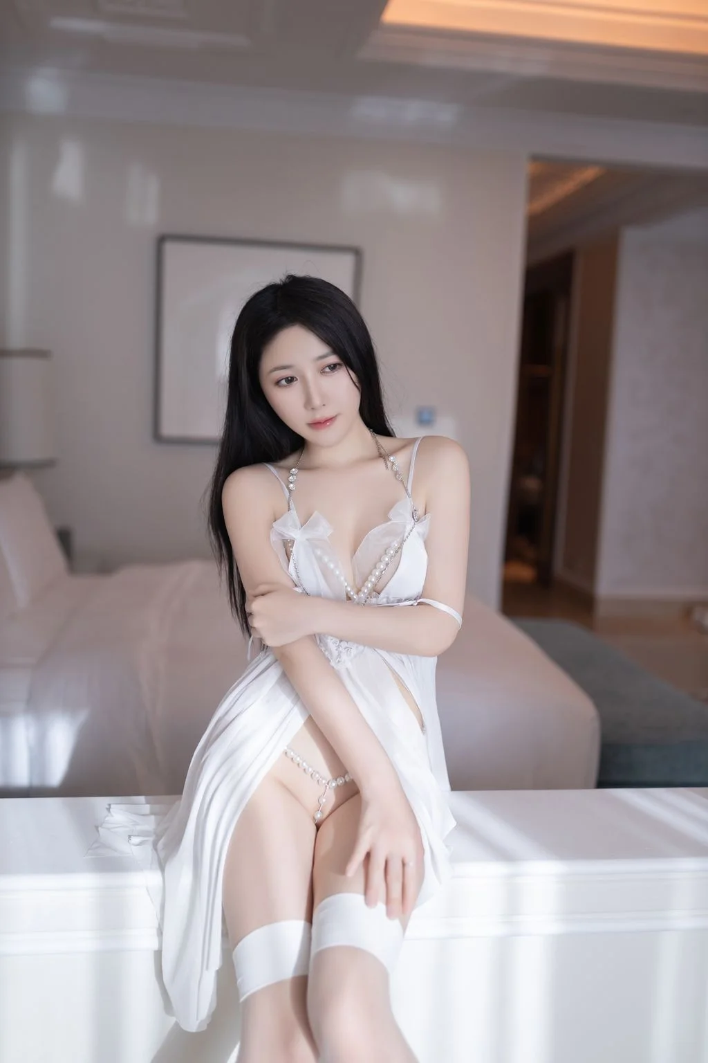[内购无水印] 鱼子酱Fish 白色珍珠 120P 第21张（鱼子酱Fish）