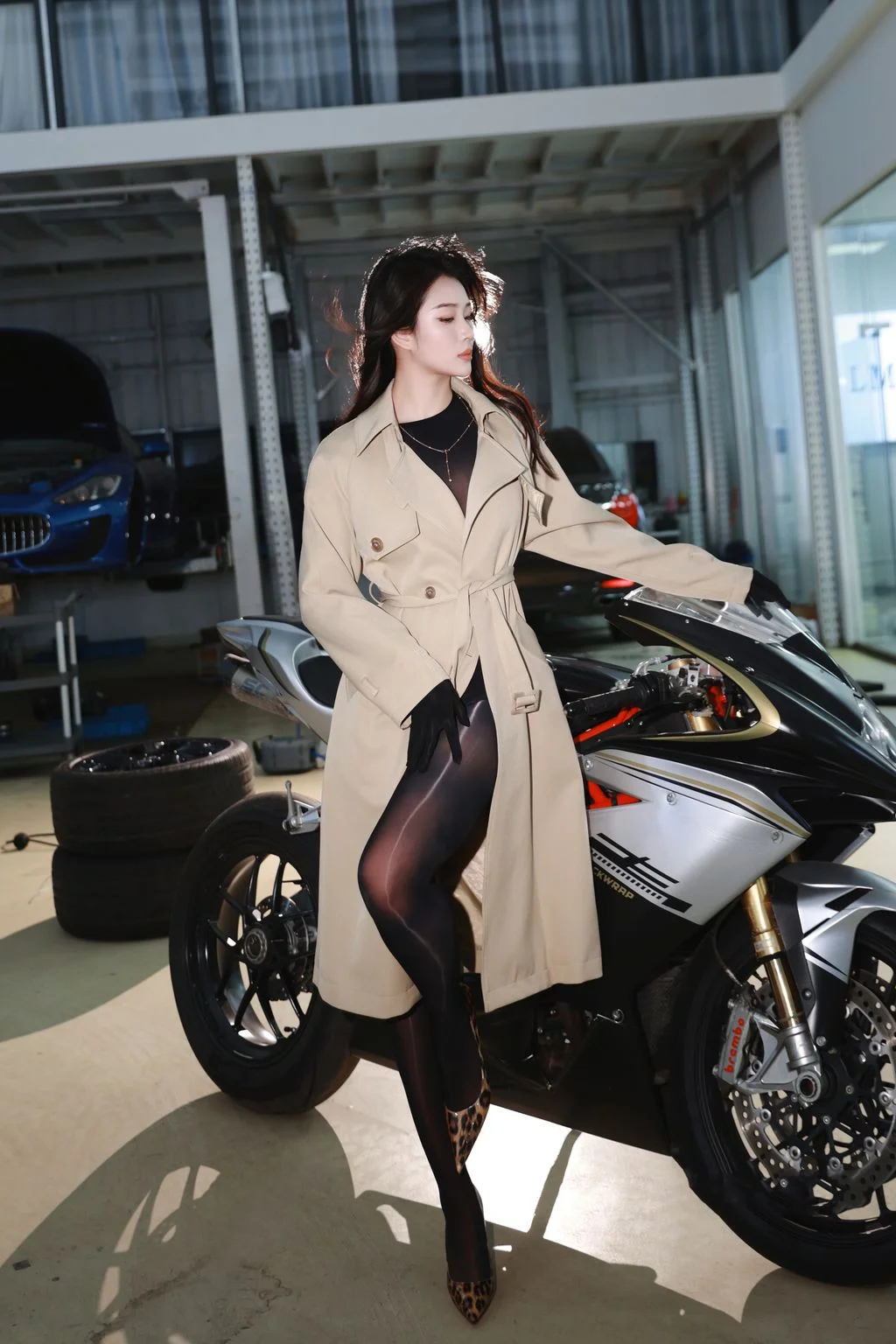 [内购无水印] 南乔 机车女郎 127P 第85张（南乔）