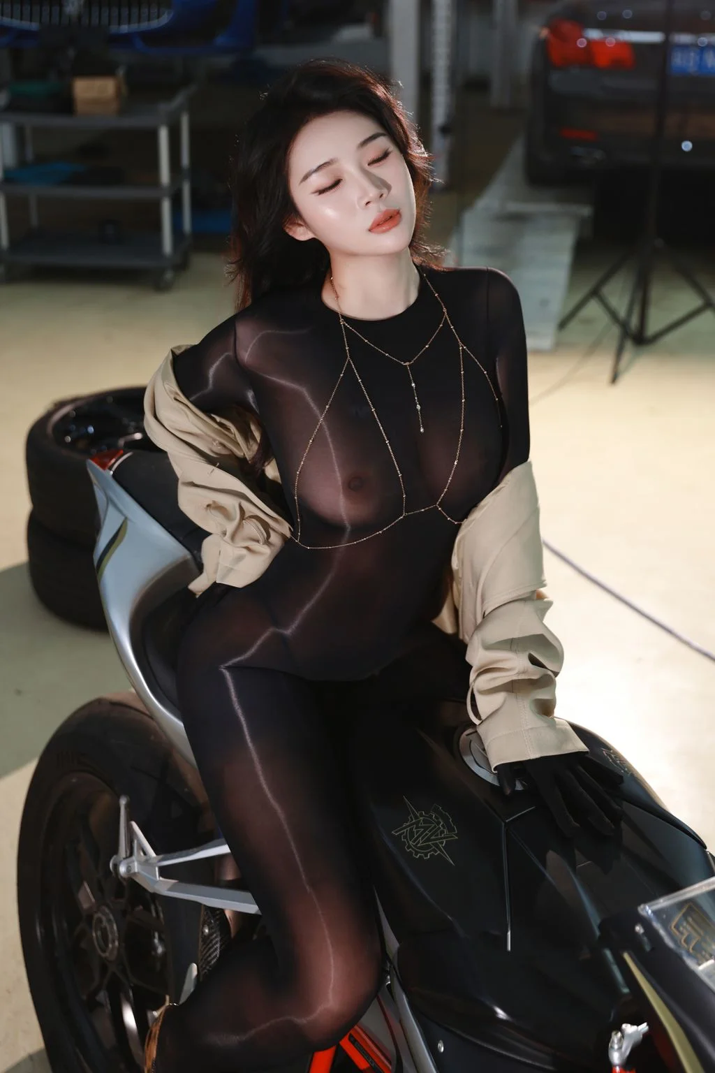 [内购无水印] 南乔 机车女郎 127P 第9张（南乔）