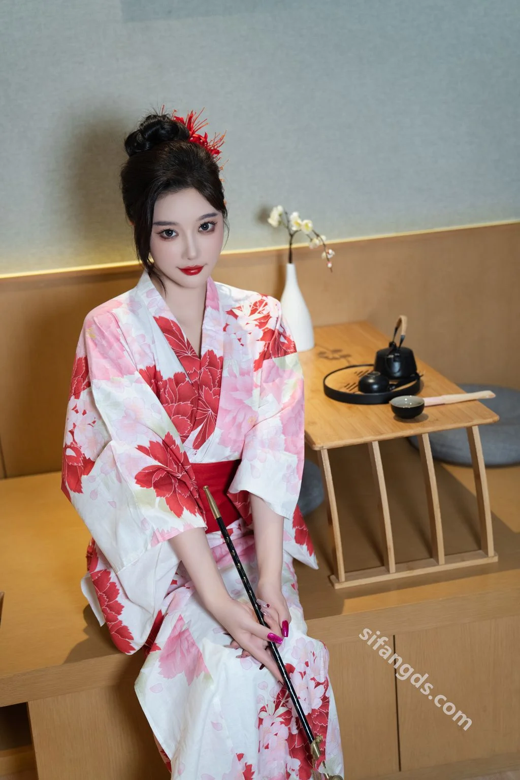 [内购无水印] 杨晨晨 和服日系风 性感撩人尤物 106P 第11张（杨晨晨）