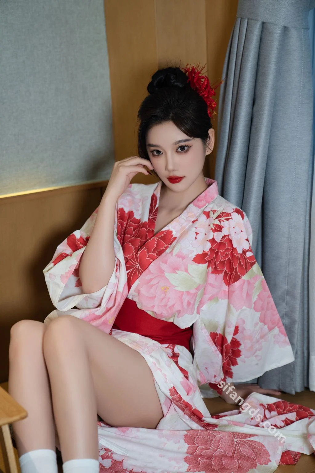 [内购无水印] 杨晨晨 和服日系风 性感撩人尤物 106P 第19张（杨晨晨）