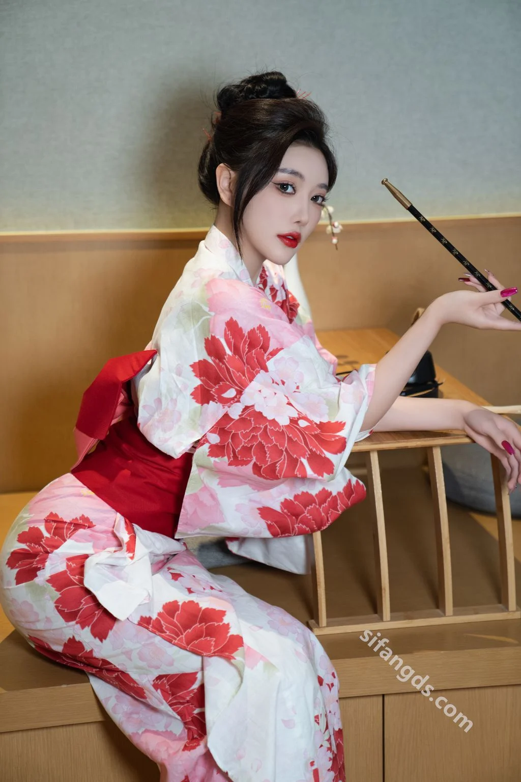 [内购无水印] 杨晨晨 和服日系风 性感撩人尤物 106P 第20张（杨晨晨）