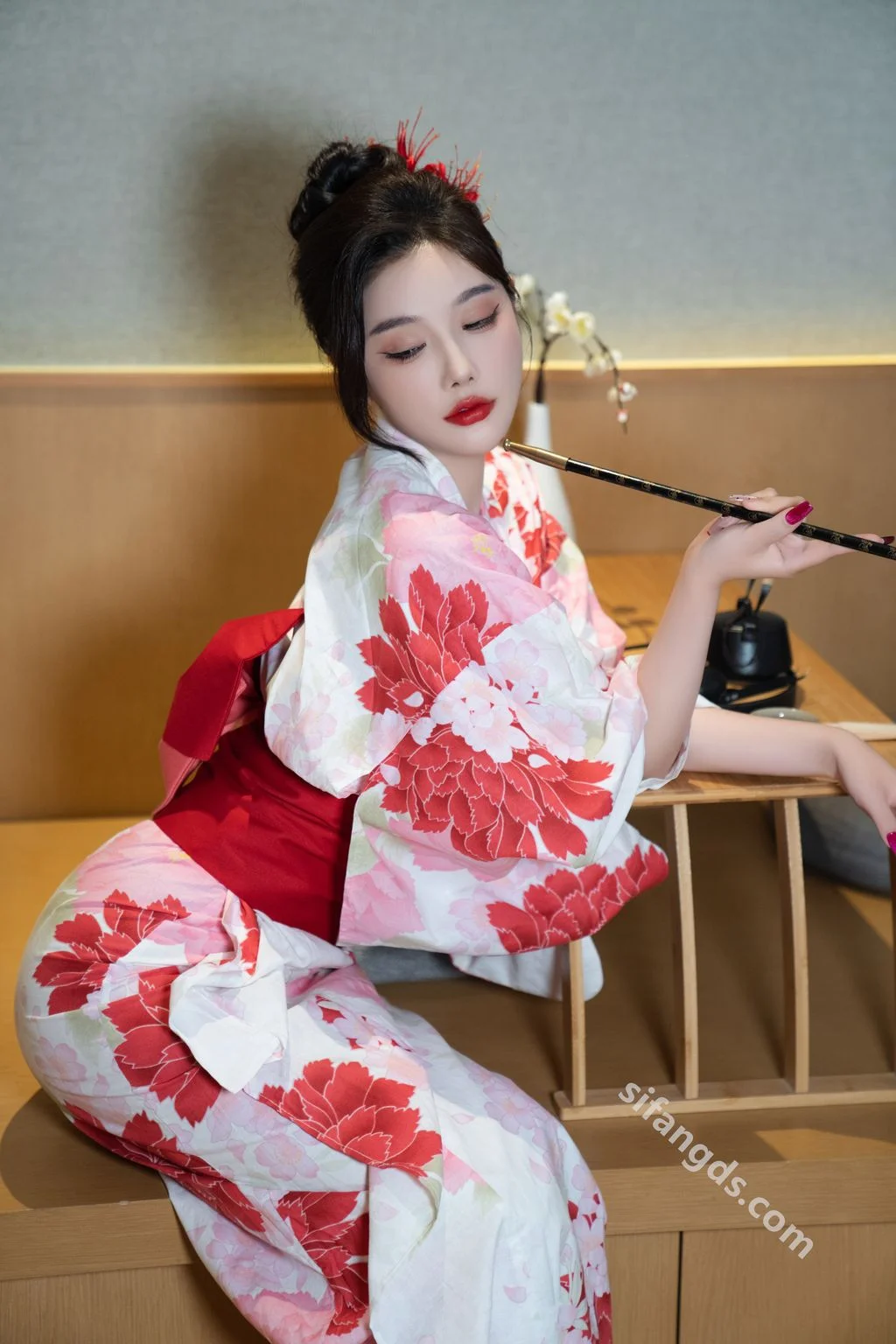 [内购无水印] 杨晨晨 和服日系风 性感撩人尤物 106P 第22张（杨晨晨）
