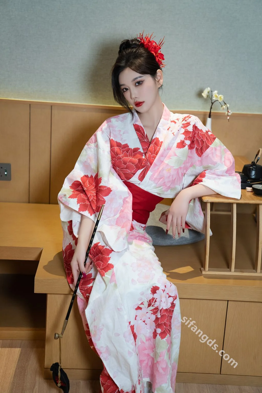 [内购无水印] 杨晨晨 和服日系风 性感撩人尤物 106P 第24张（杨晨晨）