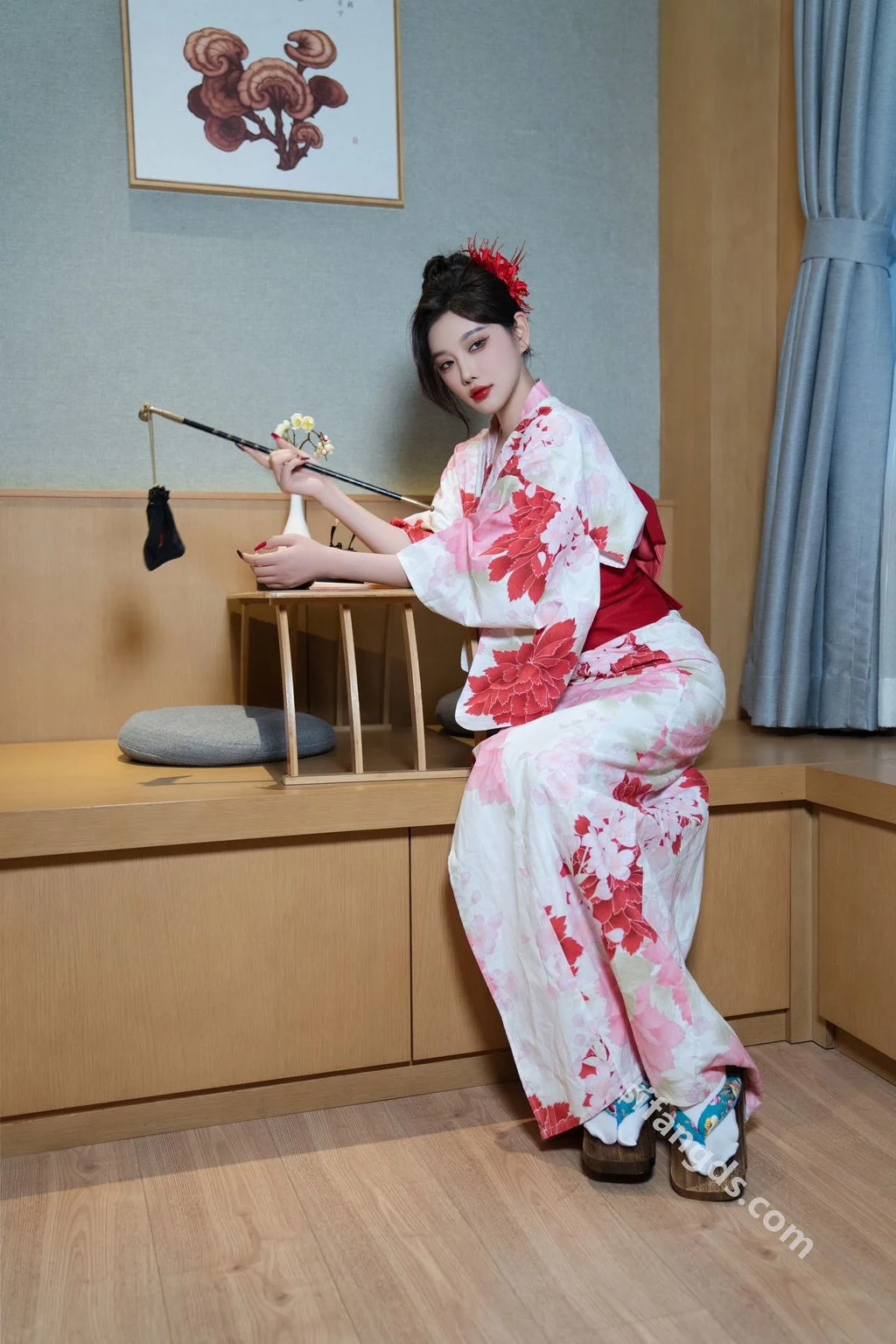 [内购无水印] 杨晨晨 和服日系风 性感撩人尤物 106P 第26张（杨晨晨）