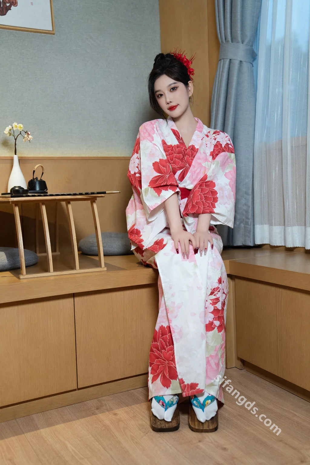 [内购无水印] 杨晨晨 和服日系风 性感撩人尤物 106P 第34张（杨晨晨）