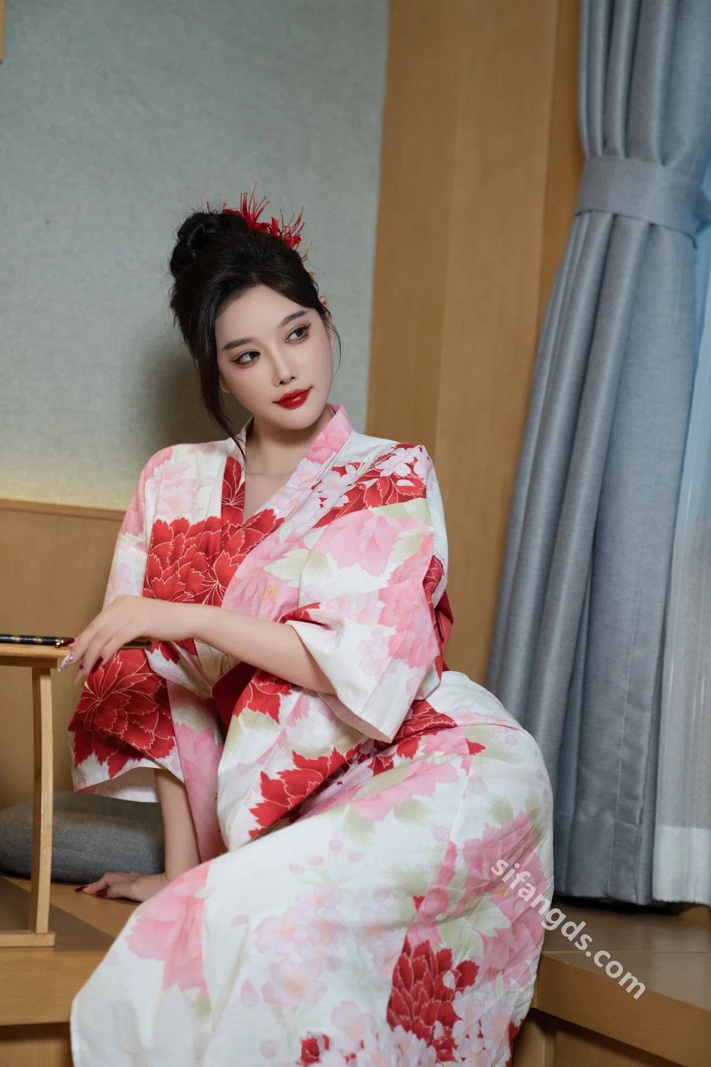 [内购无水印] 杨晨晨 和服日系风 性感撩人尤物 106P 第42张（杨晨晨）