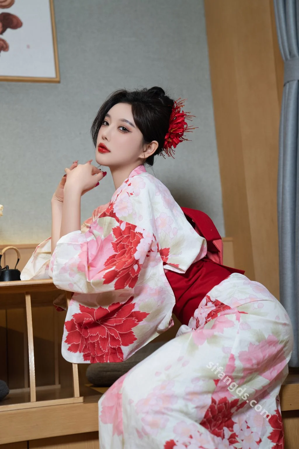 [内购无水印] 杨晨晨 和服日系风 性感撩人尤物 106P 第45张（杨晨晨）