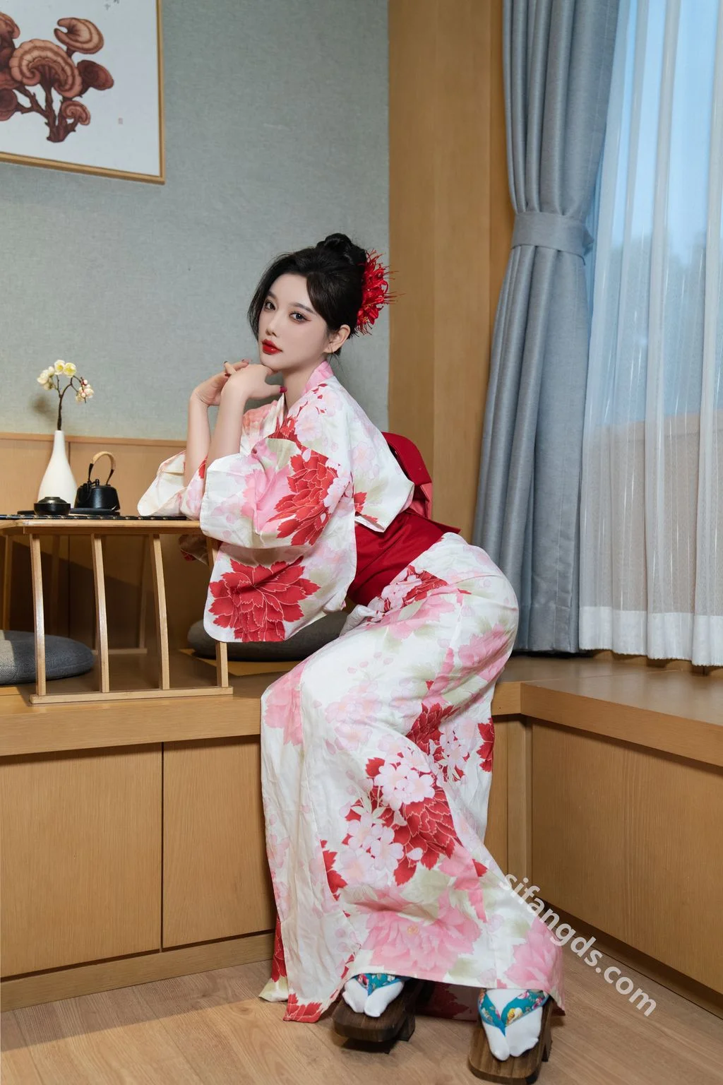 [内购无水印] 杨晨晨 和服日系风 性感撩人尤物 106P 第46张（杨晨晨）