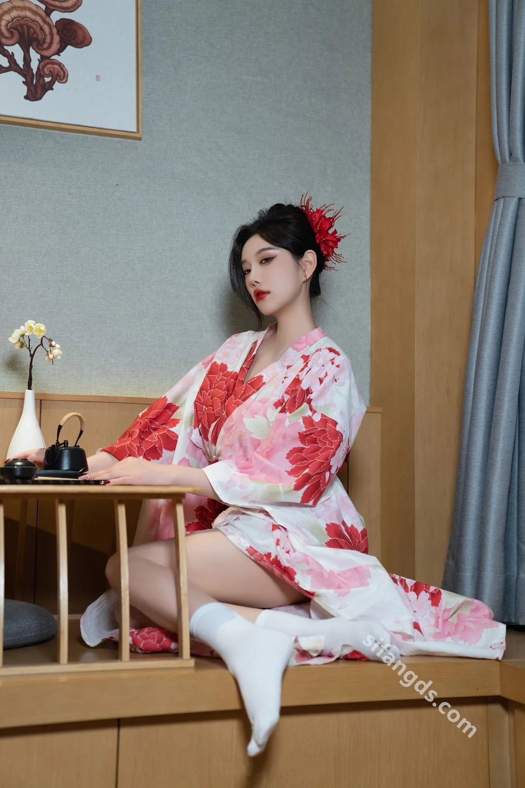 [内购无水印] 杨晨晨 和服日系风 性感撩人尤物 106P 第49张（杨晨晨）