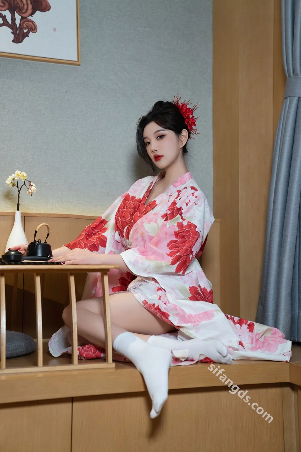 [内购无水印] 杨晨晨 和服日系风 性感撩人尤物 106P 第50张（杨晨晨）