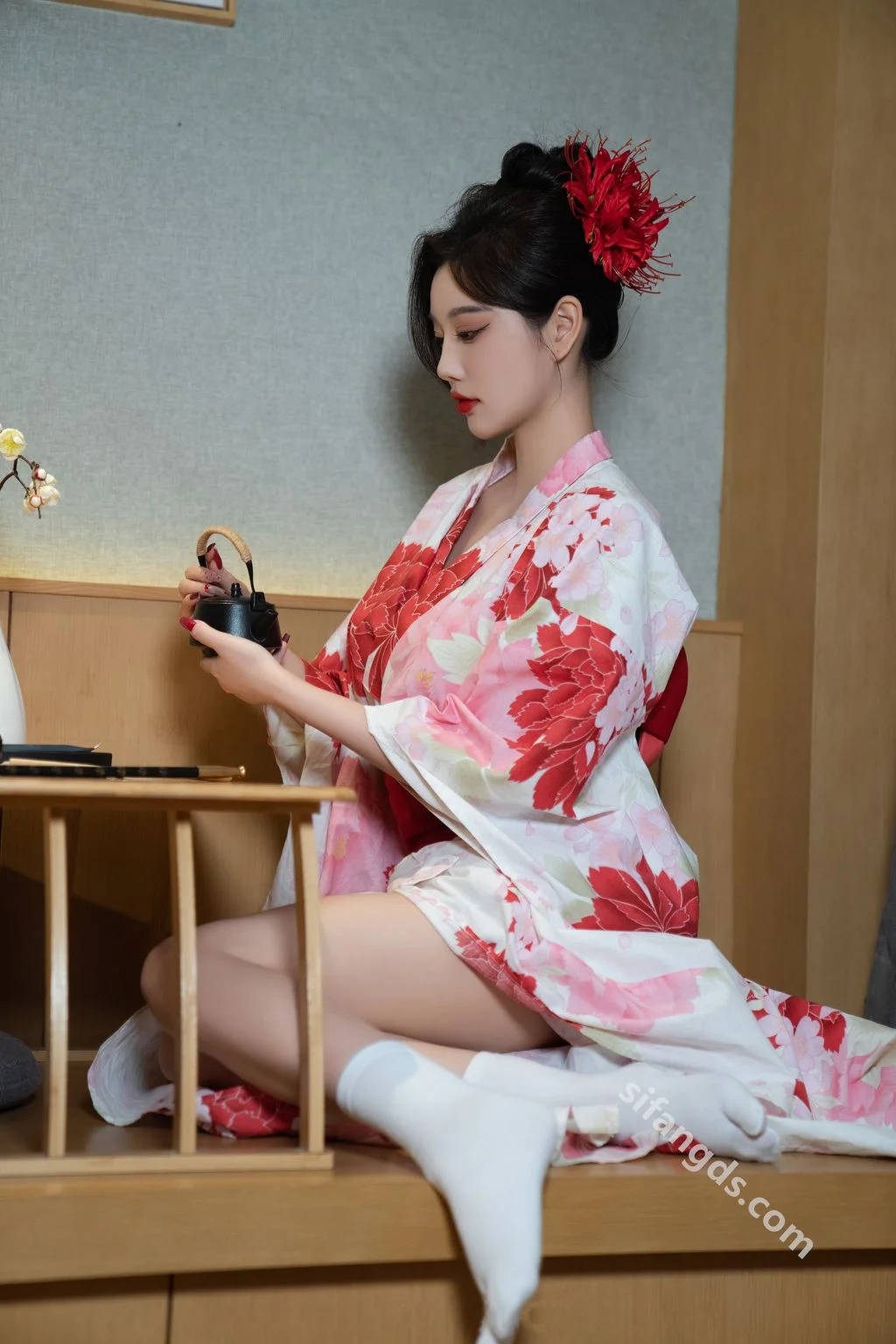 [内购无水印] 杨晨晨 和服日系风 性感撩人尤物 106P 第51张（杨晨晨）