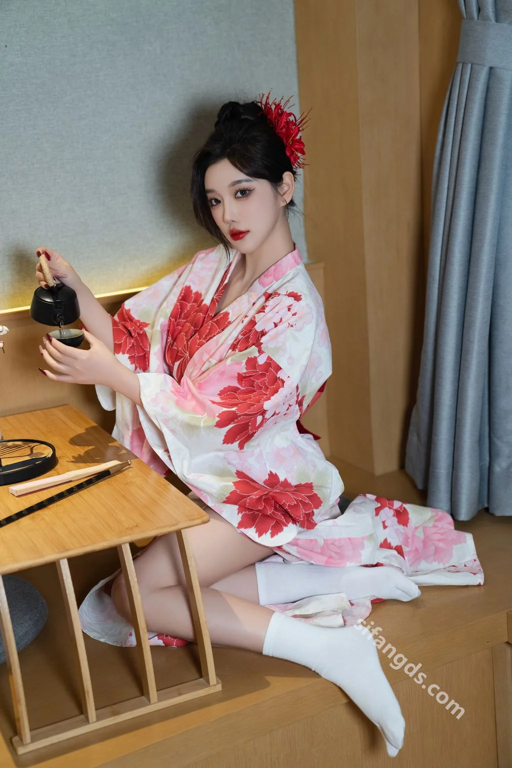 [内购无水印] 杨晨晨 和服日系风 性感撩人尤物 106P 第53张（杨晨晨）