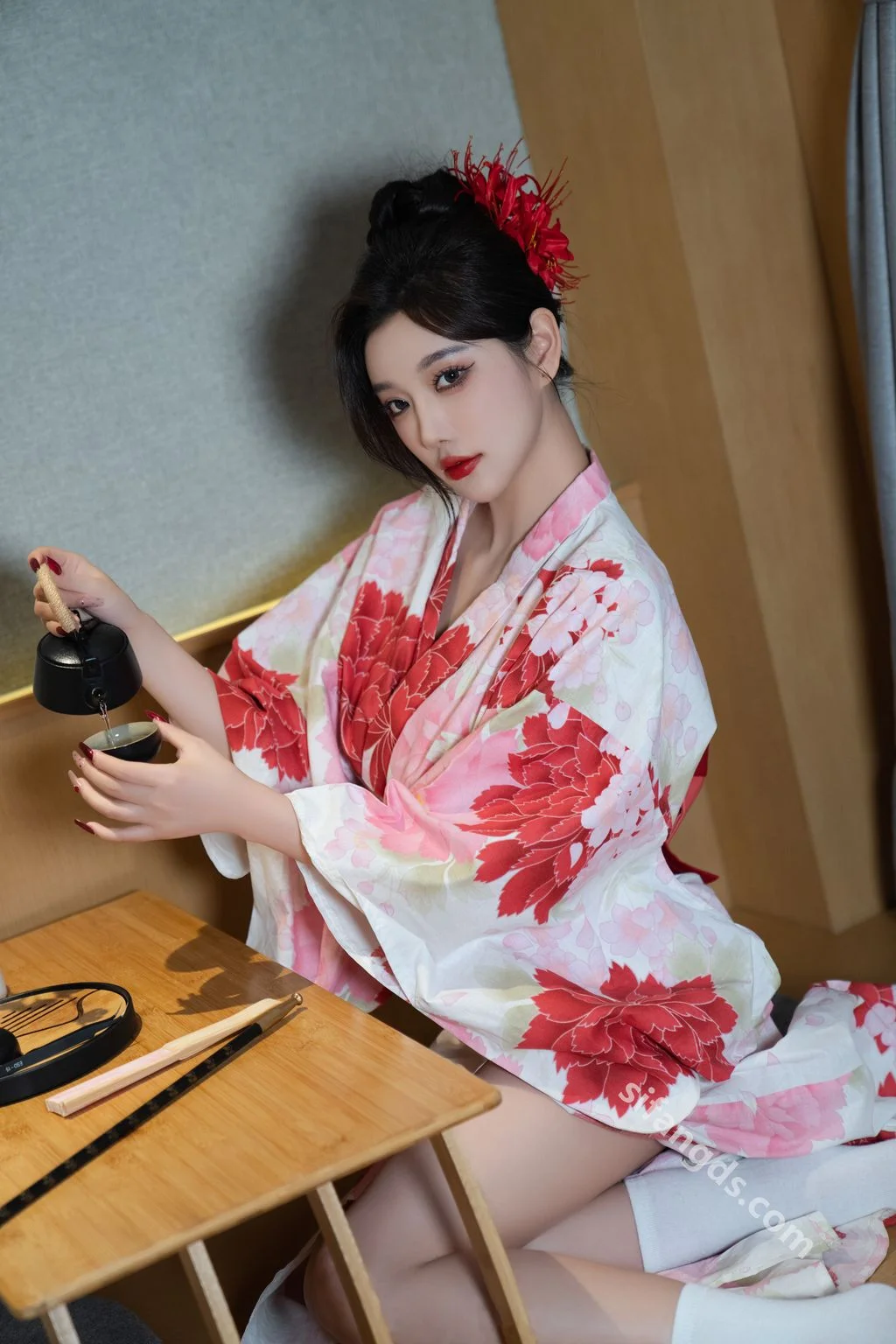 [内购无水印] 杨晨晨 和服日系风 性感撩人尤物 106P 第54张（杨晨晨）