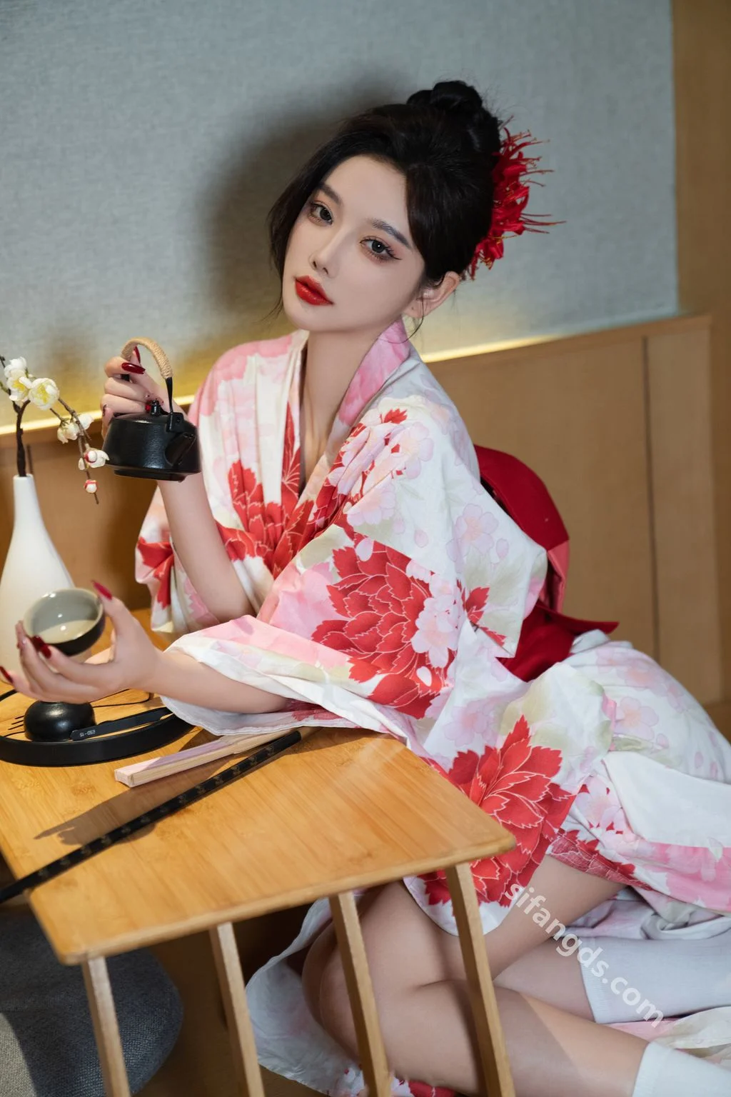 [内购无水印] 杨晨晨 和服日系风 性感撩人尤物 106P 第55张（杨晨晨）