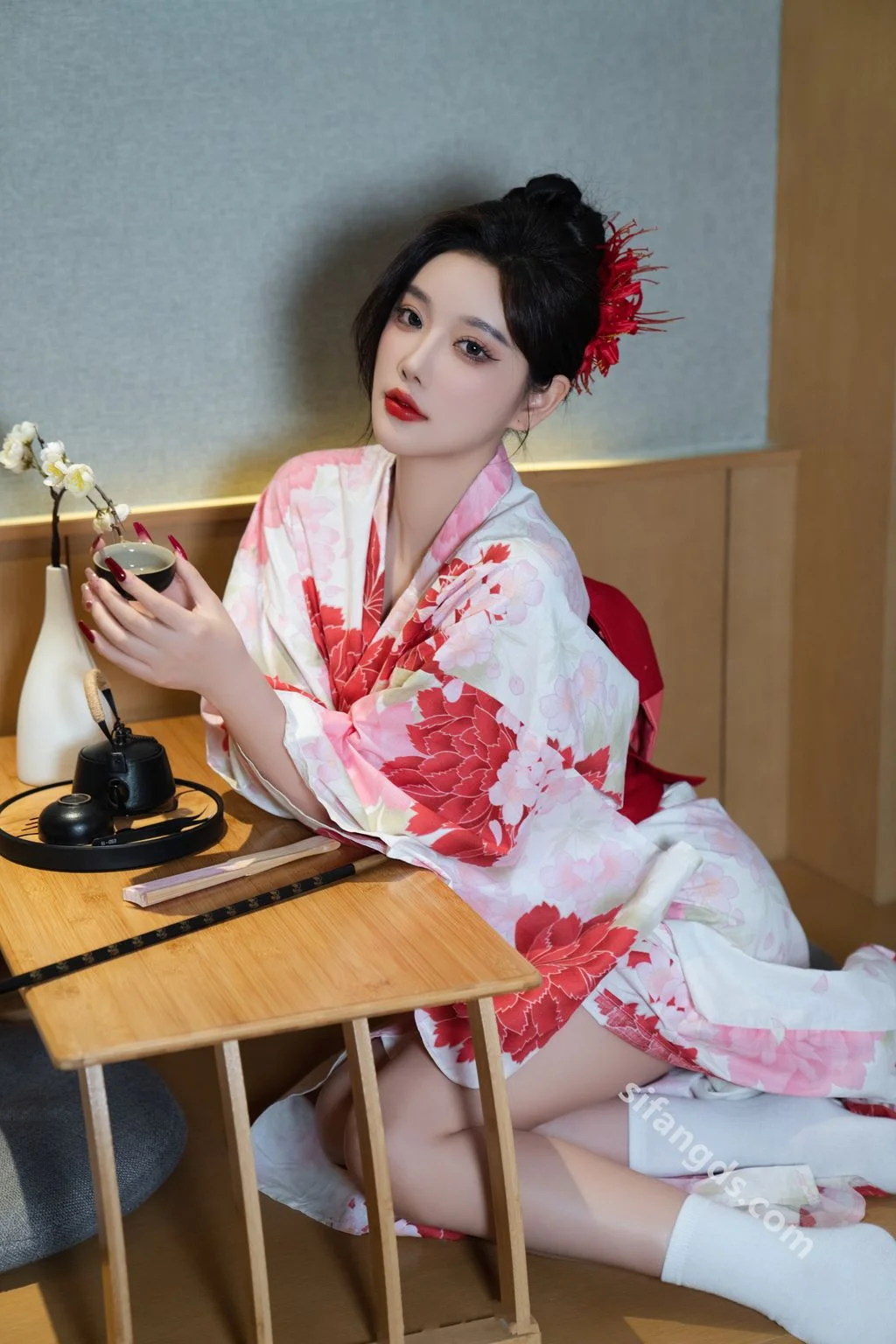 [内购无水印] 杨晨晨 和服日系风 性感撩人尤物 106P 第57张（杨晨晨）