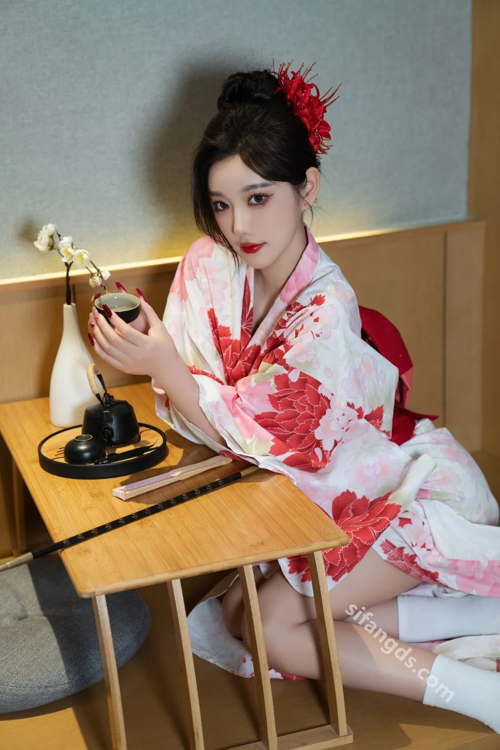 [内购无水印] 杨晨晨 和服日系风 性感撩人尤物 106P 第58张（杨晨晨）