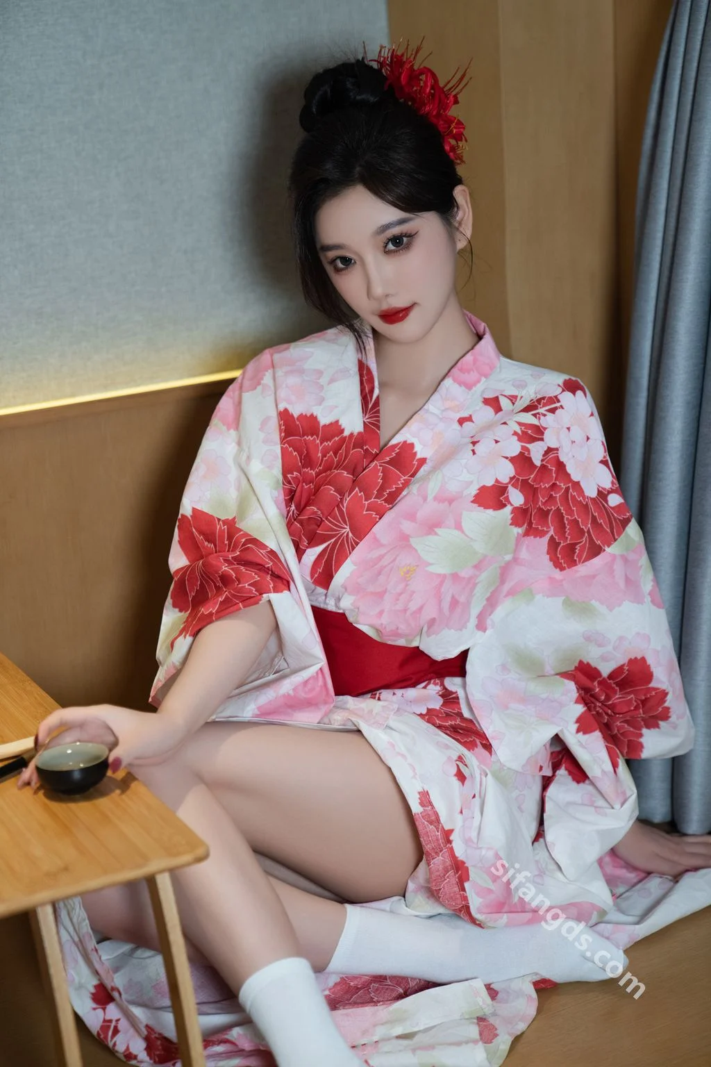 [内购无水印] 杨晨晨 和服日系风 性感撩人尤物 106P 第61张（杨晨晨）