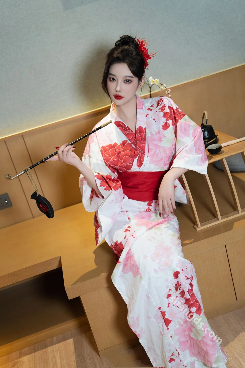 [内购无水印] 杨晨晨 和服日系风 性感撩人尤物 106P 第74张（杨晨晨）