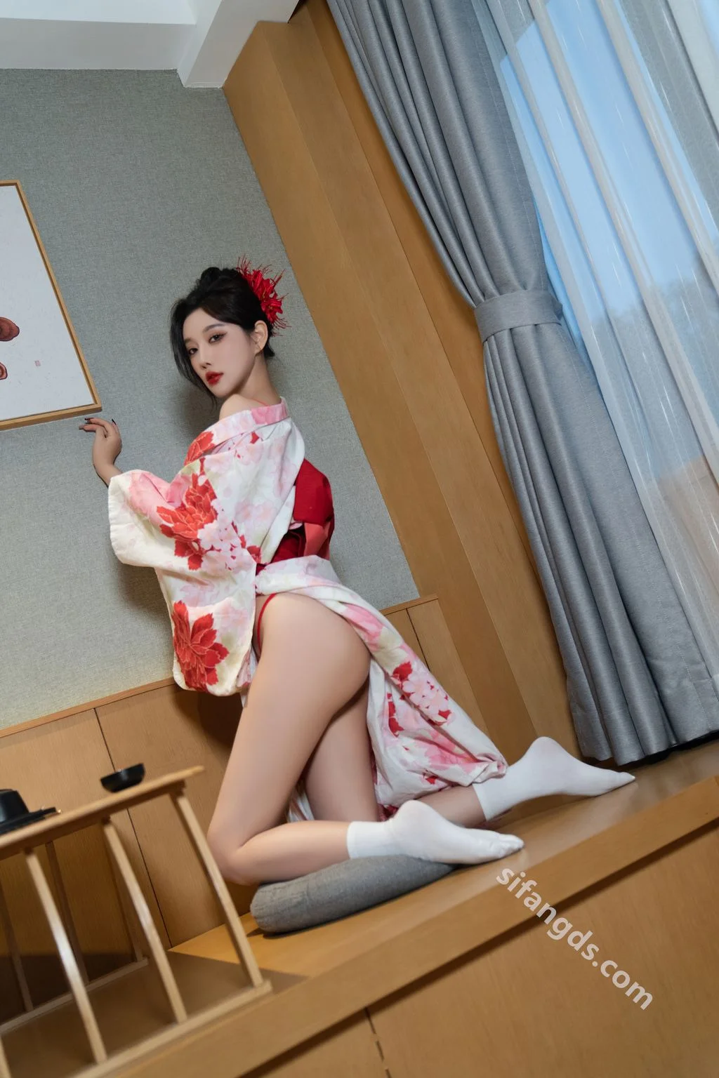 [内购无水印] 杨晨晨 和服日系风 性感撩人尤物 106P 第76张（杨晨晨）