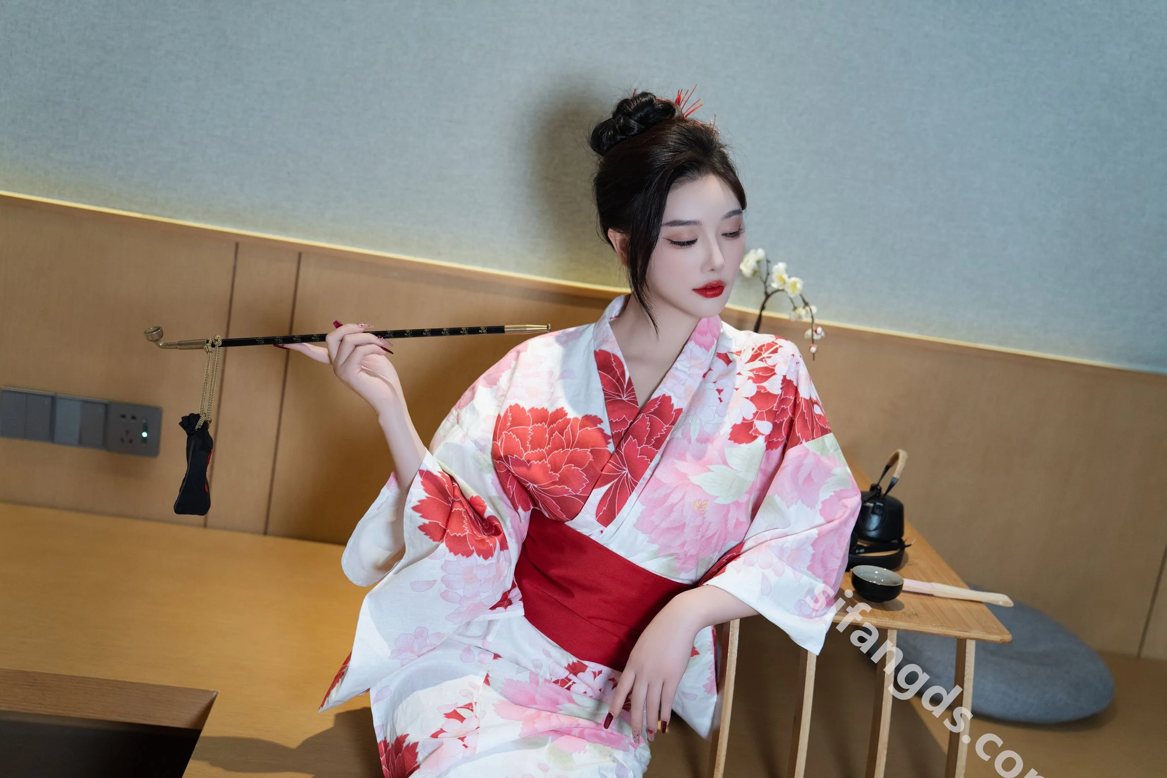 [内购无水印] 杨晨晨 和服日系风 性感撩人尤物 106P 第85张（杨晨晨）