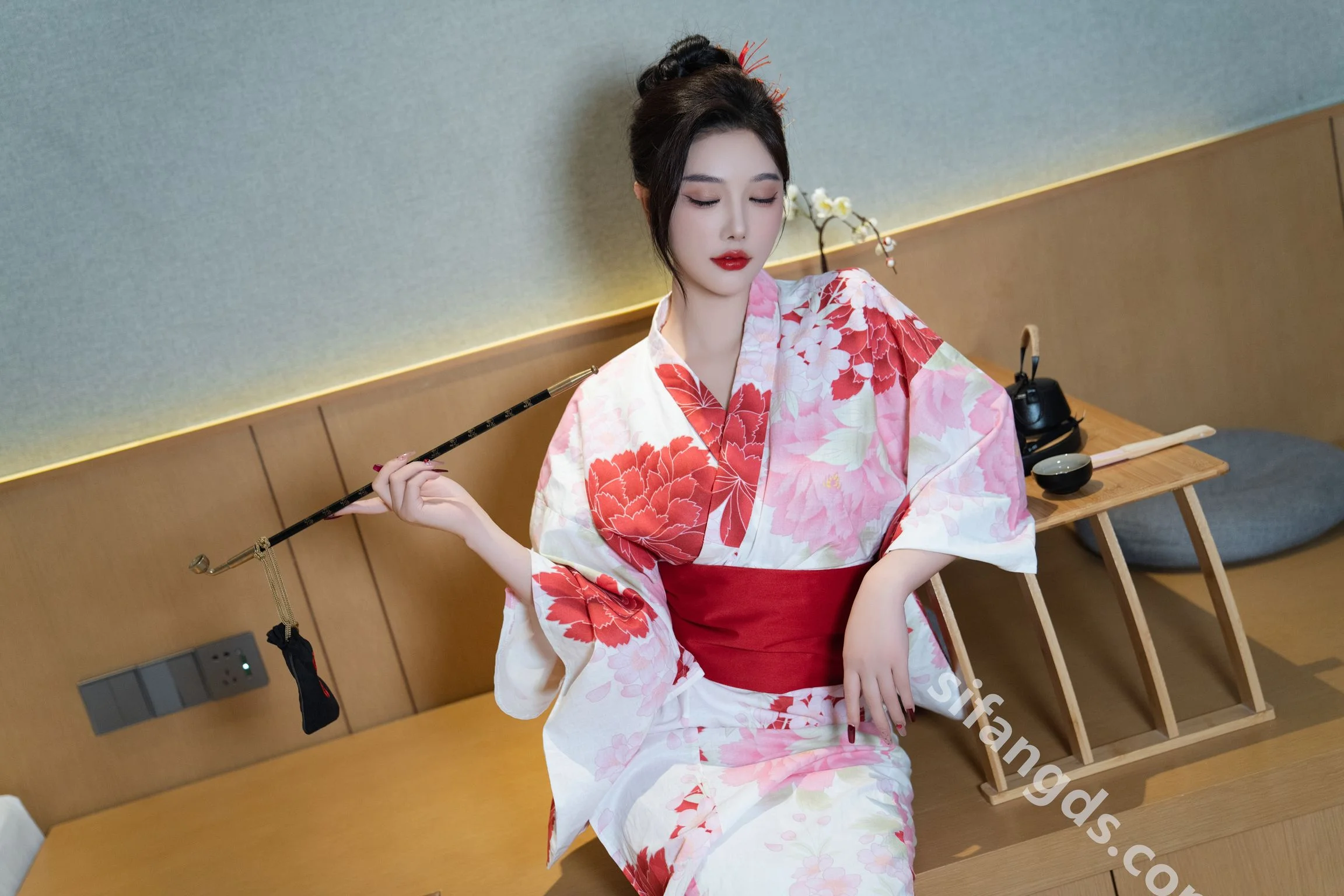 [内购无水印] 杨晨晨 和服日系风 性感撩人尤物 106P 第96张（杨晨晨）