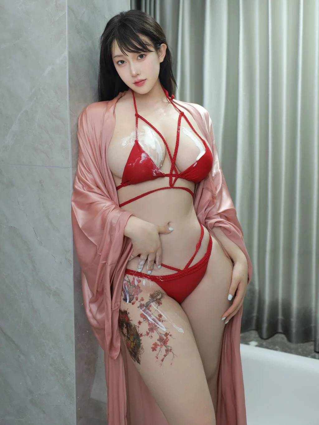 [内购无水印] 李沁恩lrene 浴室泳衣 85P 第33张（李沁恩lrene）