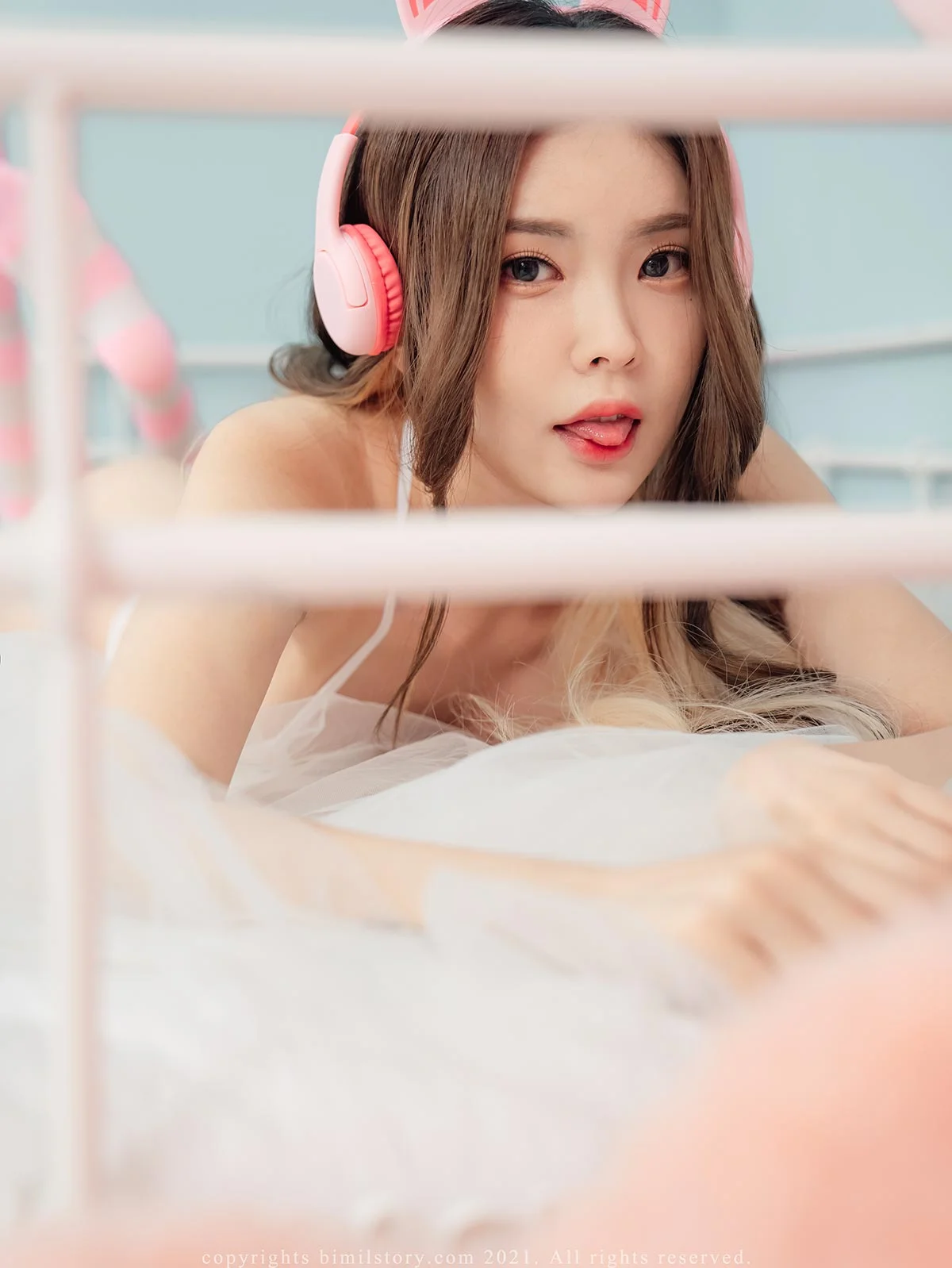 Bimilstory Yuka (유카) 粉红喵 99P1V 第22张（Yuka (유카) 粉红喵）