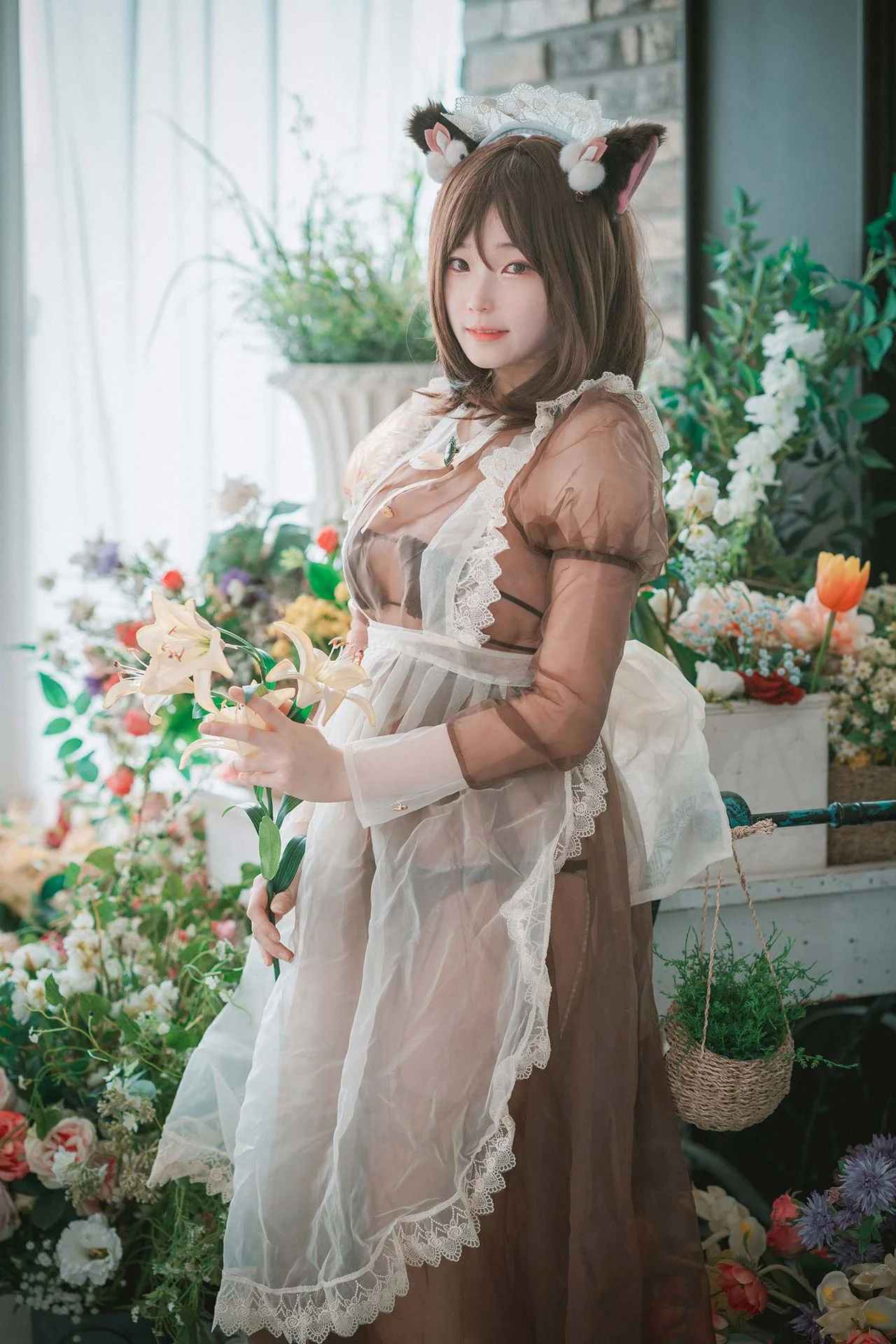 DJAWA Photo Bambi(밤비) Pure Marron (Maid) 44P 第19张（Bambi(밤비) Pure Marron (Maid)）