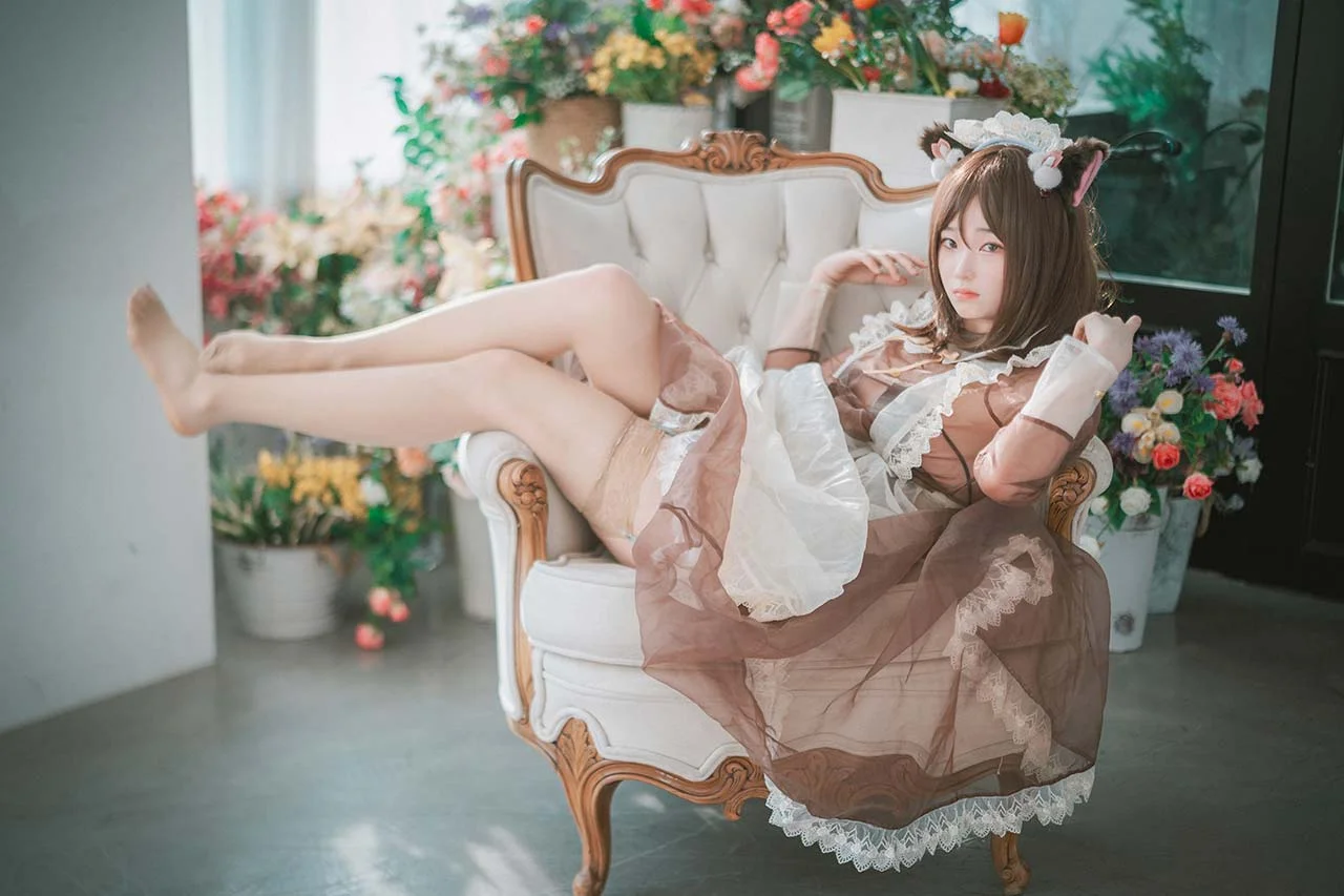 DJAWA Photo Bambi(밤비) Pure Marron (Maid) 44P 第24张（Bambi(밤비) Pure Marron (Maid)）