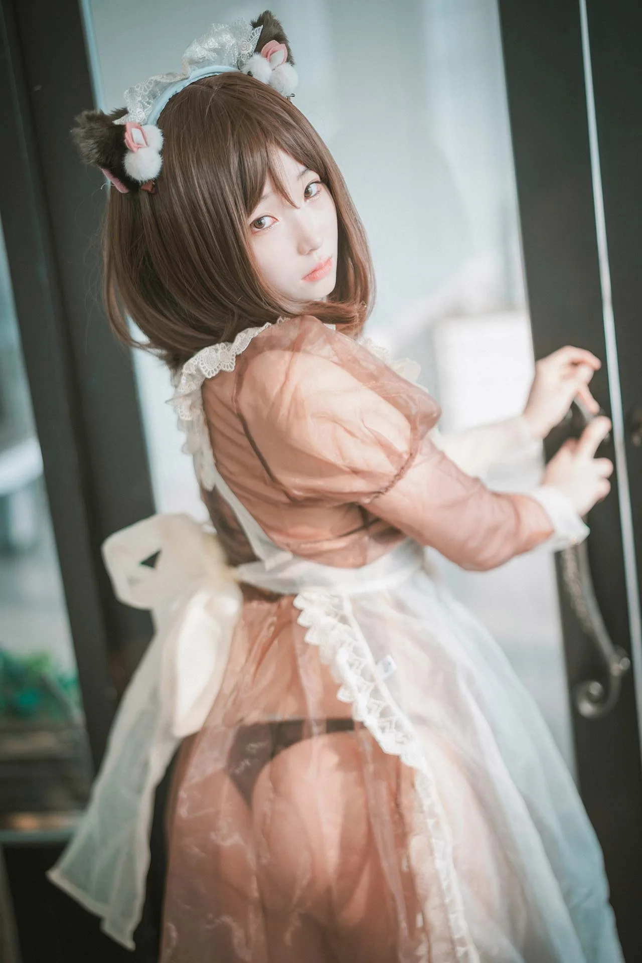 DJAWA Photo Bambi(밤비) Pure Marron (Maid) 44P 第38张（Bambi(밤비) Pure Marron (Maid)）