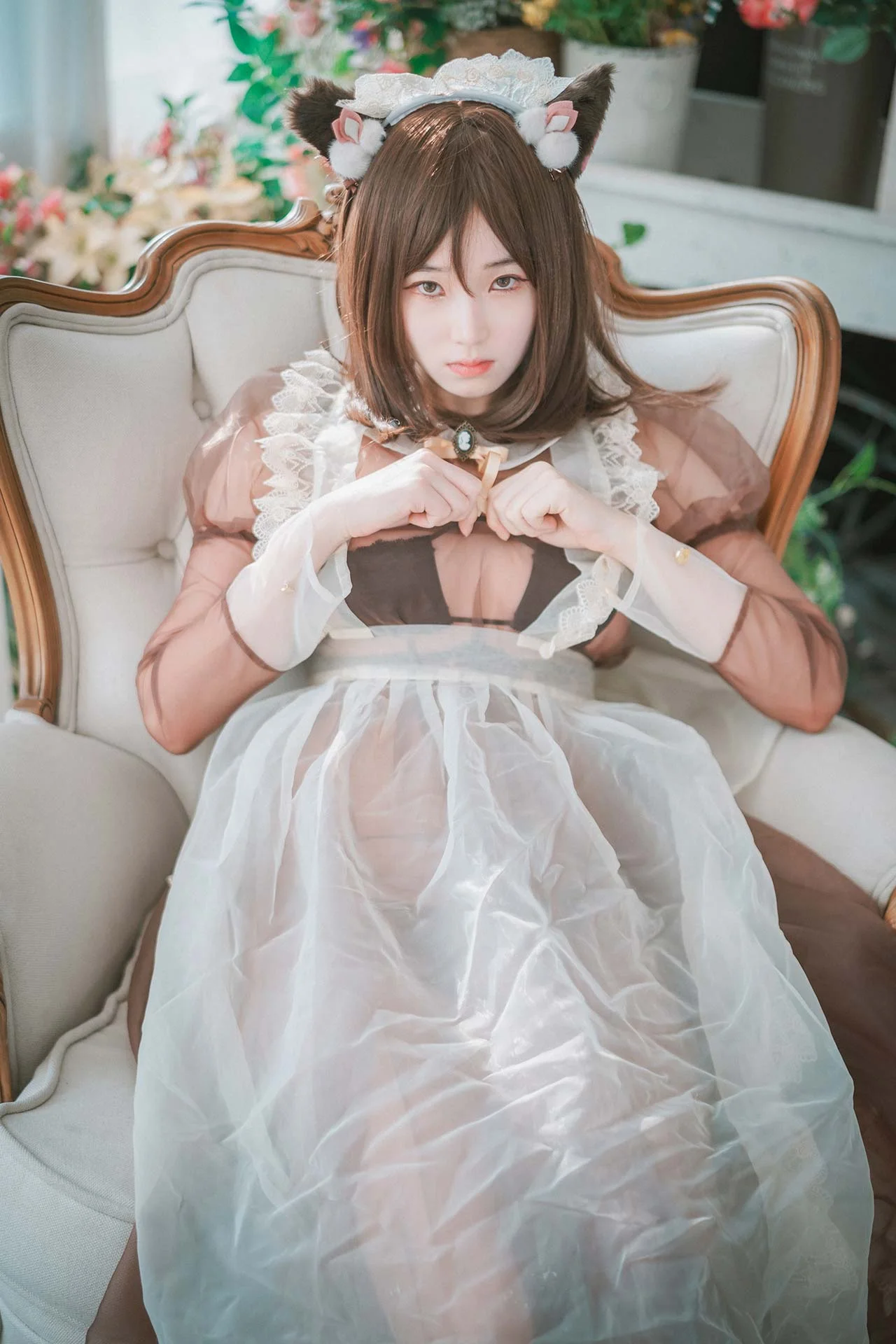 DJAWA Photo Bambi(밤비) Pure Marron (Maid) 44P 第39张（Bambi(밤비) Pure Marron (Maid)）