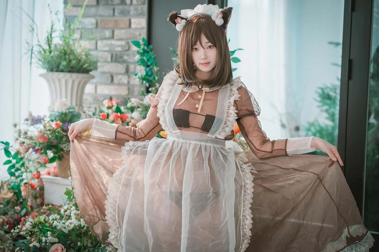 DJAWA Photo Bambi(밤비) Pure Marron (Maid) 44P 第41张（Bambi(밤비) Pure Marron (Maid)）