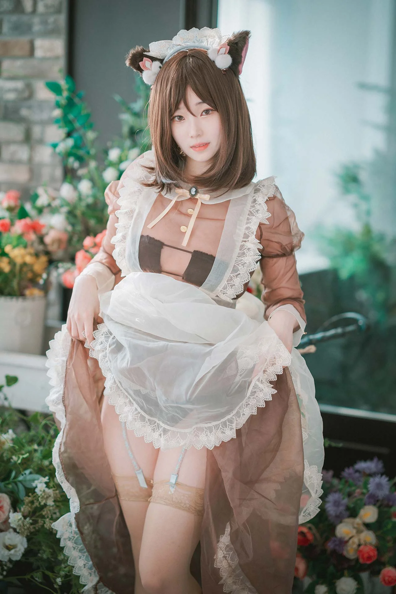 DJAWA Photo Bambi(밤비) Pure Marron (Maid) 44P 第42张（Bambi(밤비) Pure Marron (Maid)）