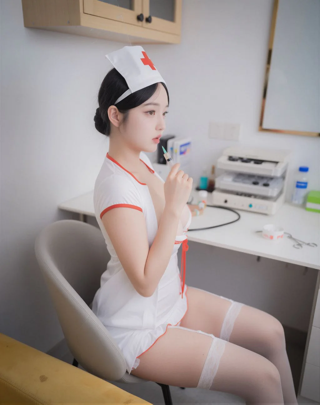 [Pure Media] Suji (수지) Vol.323 The Nurse Degradee 68P 第64张（Suji (수지)）
