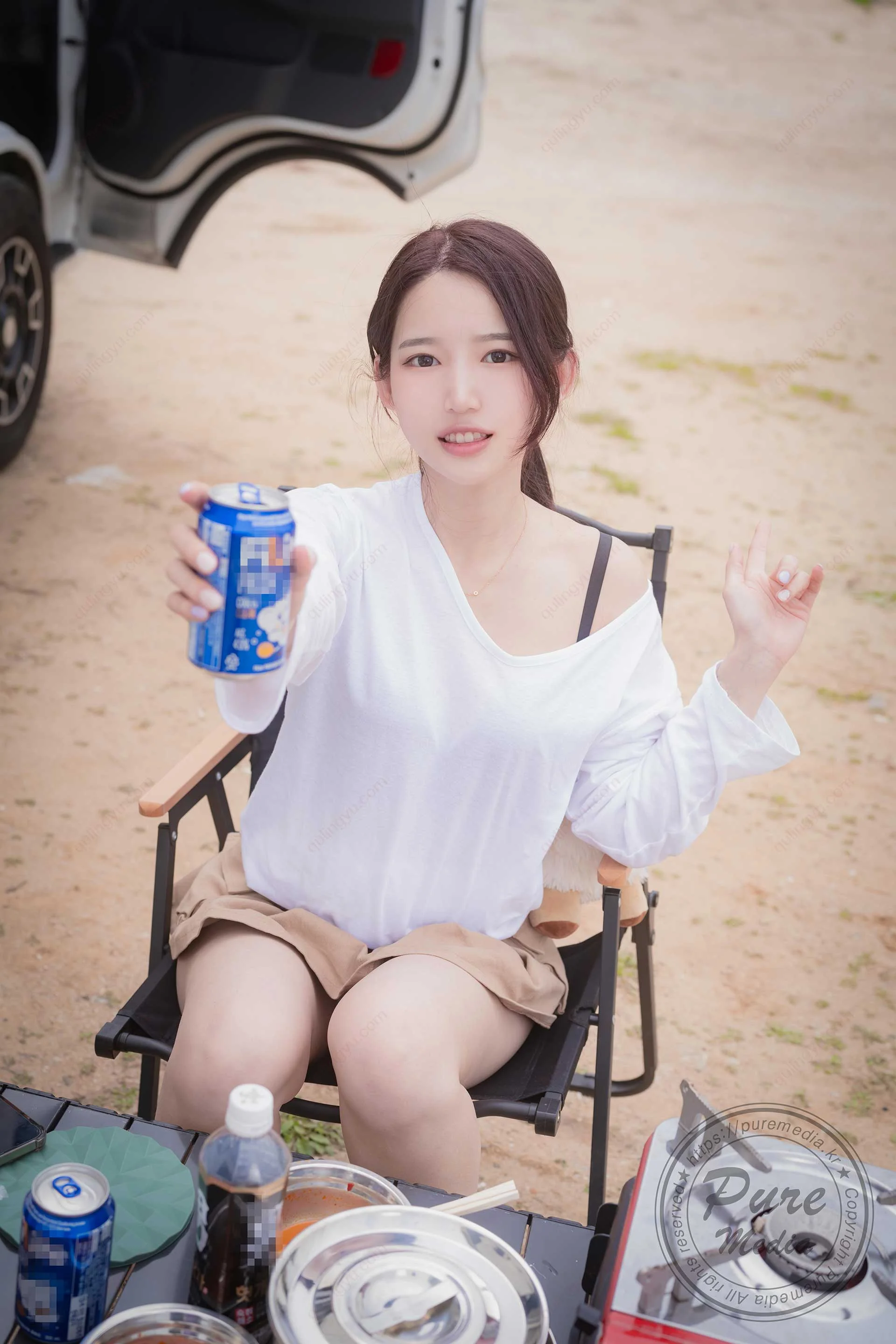 Pure Media Vol.287 Yeha (예하) - Sex Vacation In Camping Car 182P1V 第131张（Yeha (예하)）