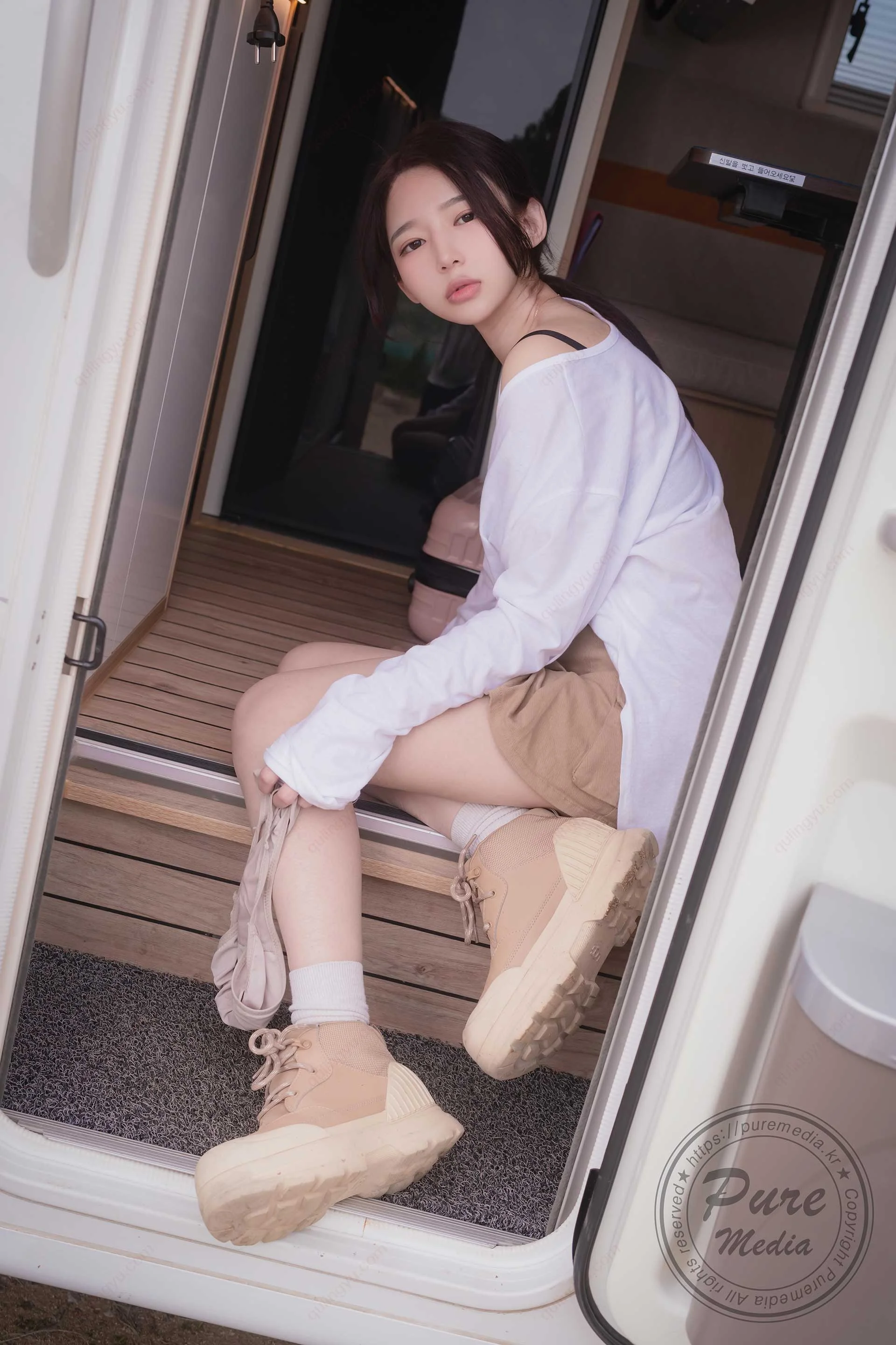 Pure Media Vol.287 Yeha (예하) - Sex Vacation In Camping Car 182P1V 第142张（Yeha (예하)）