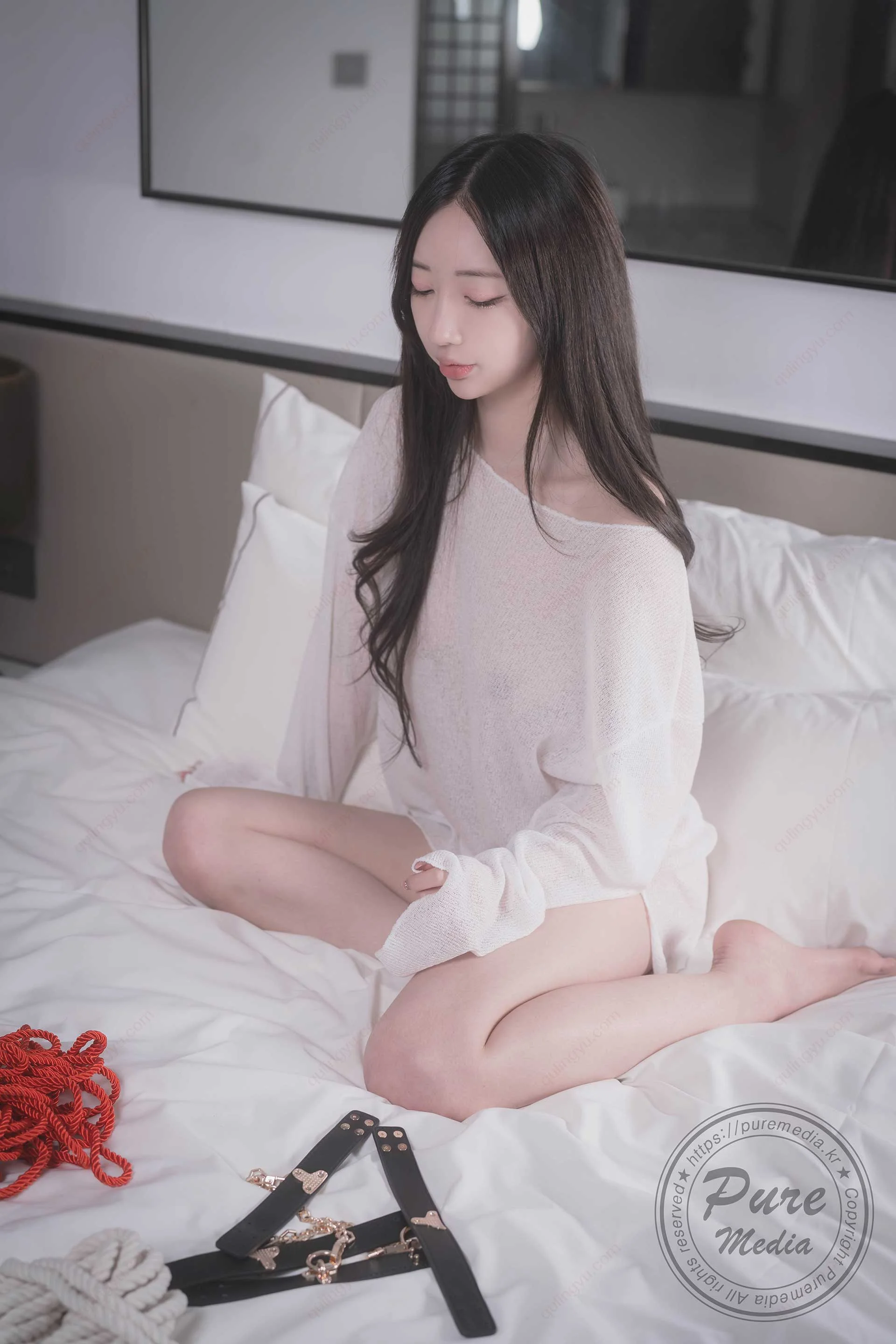Pure Media Vol.283 Jia (지아) - Tie Me Up With a Rope 175P 第154张（Jia (지아)）