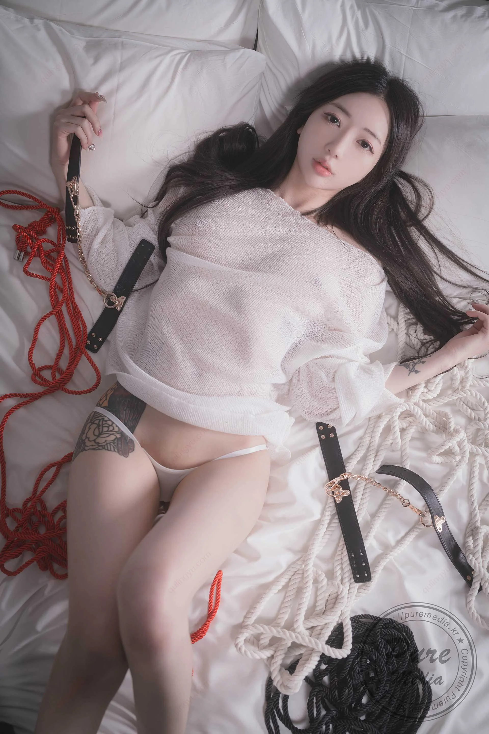 Pure Media Vol.283 Jia (지아) - Tie Me Up With a Rope 175P 第165张（Jia (지아)）