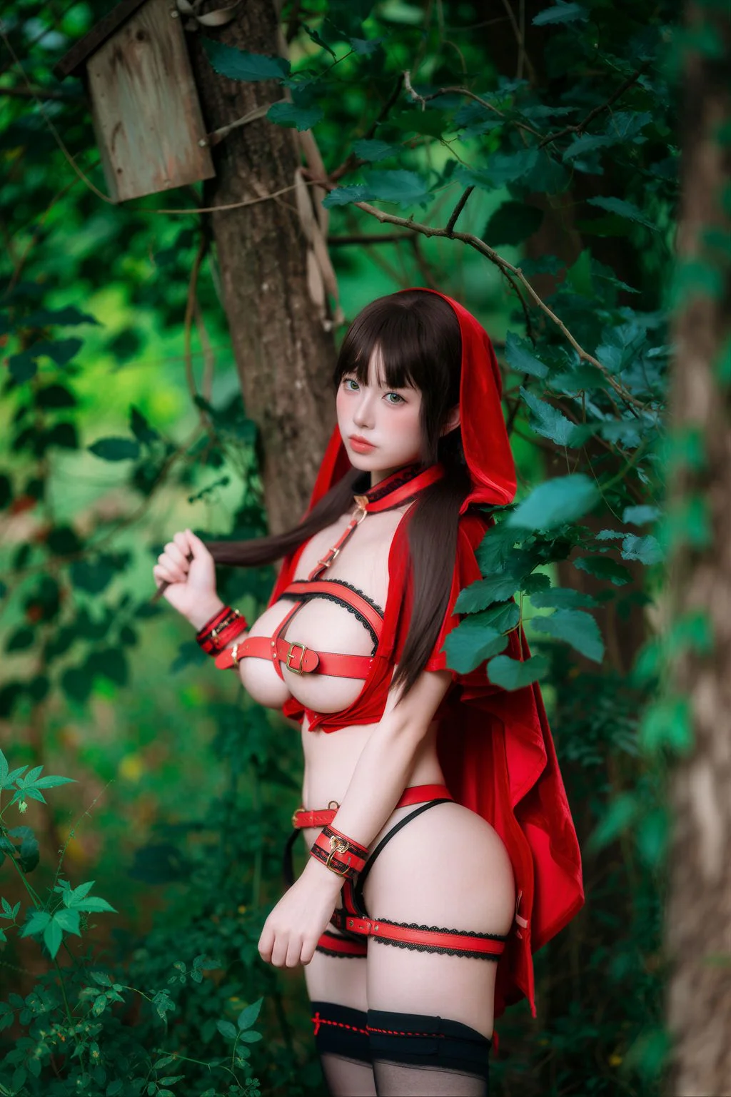 [DJAWA Photo] DDiDDi Cheeky Red Riding Hood 157P 第22张（DDiDDi）