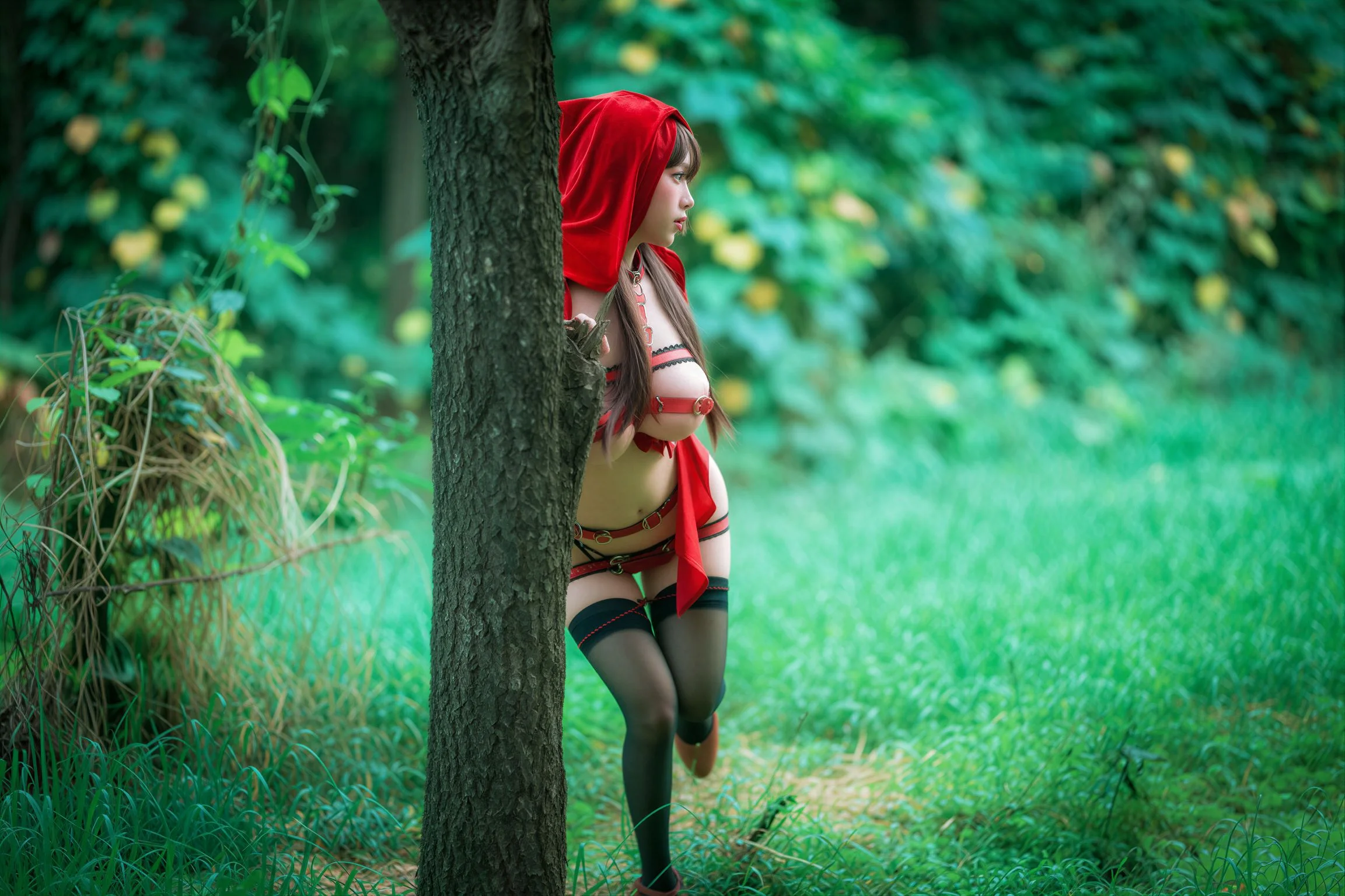 [DJAWA Photo] DDiDDi Cheeky Red Riding Hood 157P 第88张（DDiDDi）